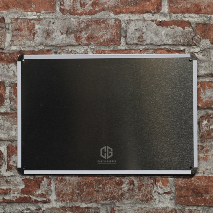 Wandbord met tekst achtergrond