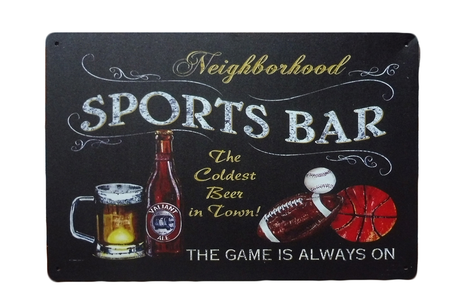 Neighborhood Sports bar – Metalen borden