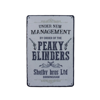 Peaky Blinders - Metalen borden