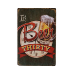 It’s Beer Thirty – Metalen borden
