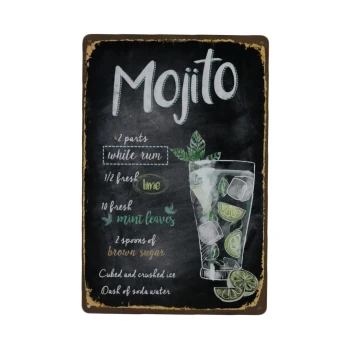 Mojito Metalen borden