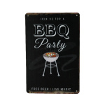 Join Us BBQ Party – Metalen borden