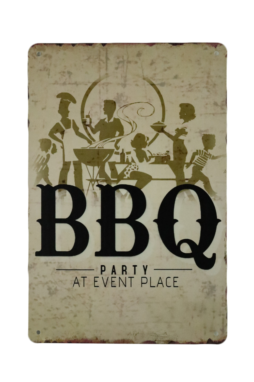 BBQ Party Event – Metalen borden