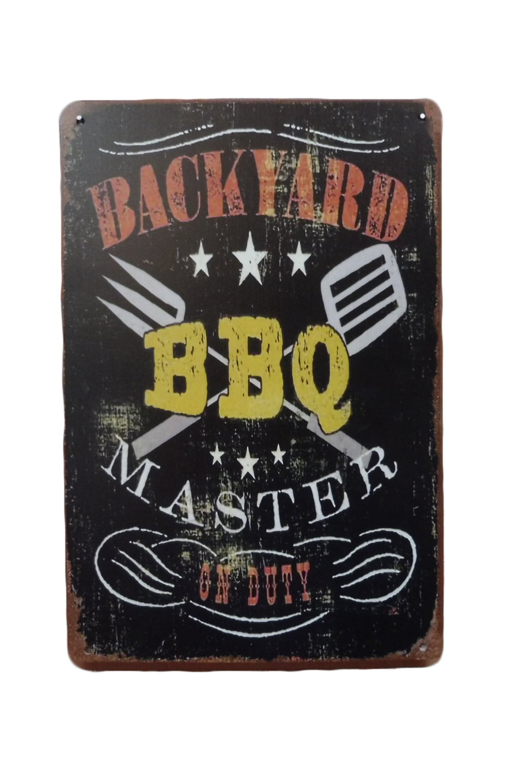 Lol Kelder afvoer Backyard BBQ Master | Metalen decoratie | Snelle levering