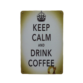 Keep Calm Drink Coffee - Metalen borden
