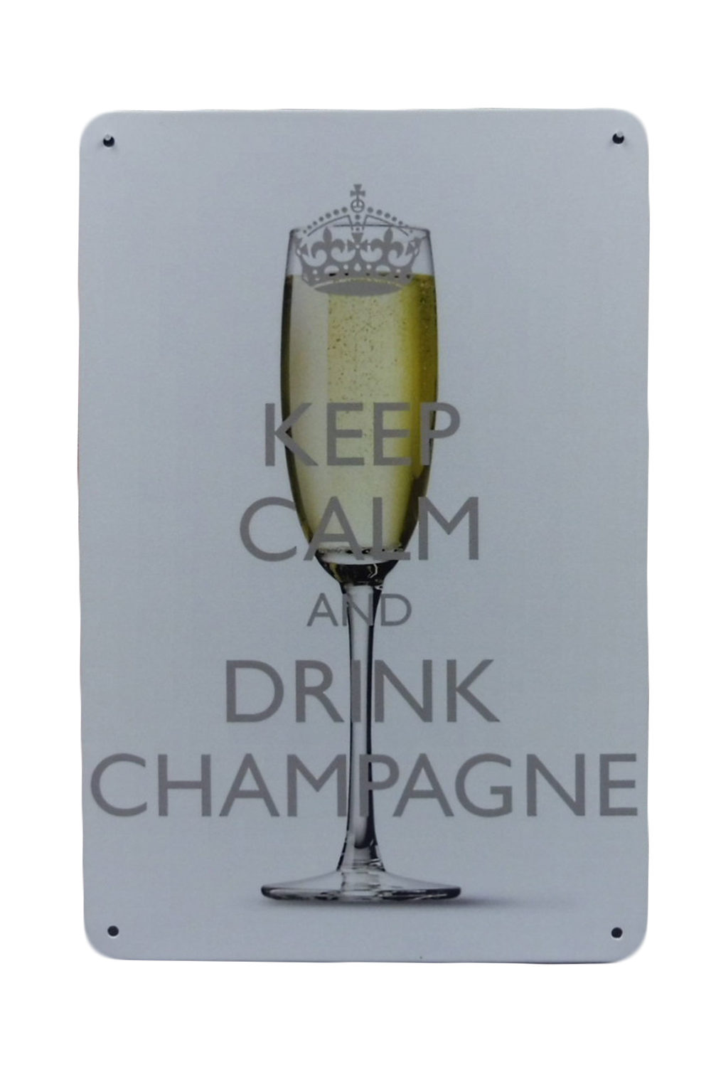 Keep Calm drink Champagne – Metalen borden