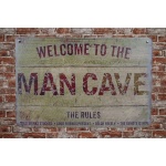 Mancave The Rules – Metalen borden
