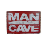 Mancave Red - Metalen borden Cave and Garden producten carrousel slider