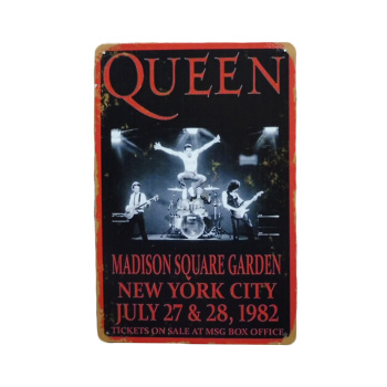 Queen Madison Square - Metalen wandborden