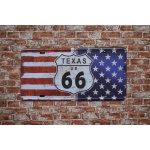 Route 66 Texas – Metalen borden