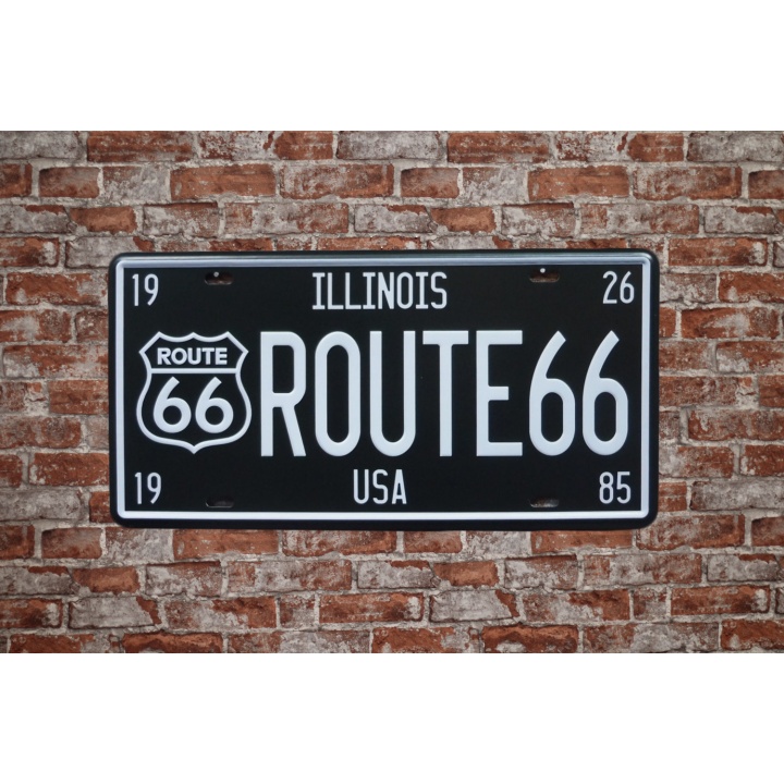 Route 66 Illinois - Metalen borden