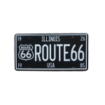 Route 66 Illinois – Metalen borden