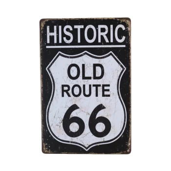 Historic Old Route 66 Metalen borden