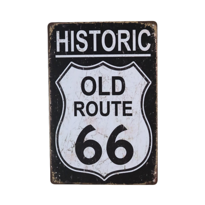 Historic Old Route 66 Metalen borden