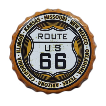 Bottle Cap Route 66