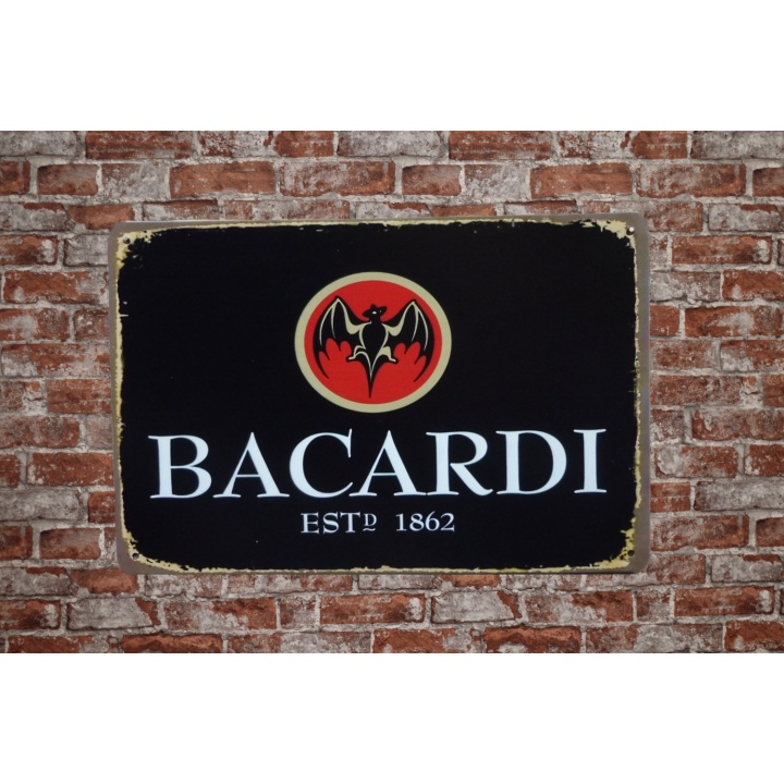 lavendel Verspilling Aquarium Bacardi - Metalen borden | Snelle levering | Decoratie