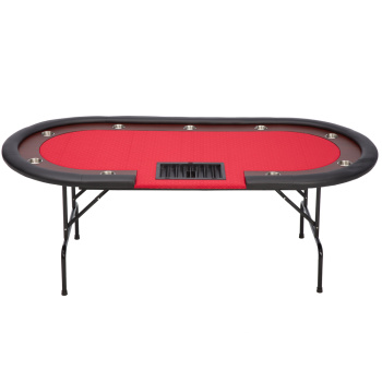 Professionele Pokertafel The Nuts Rood