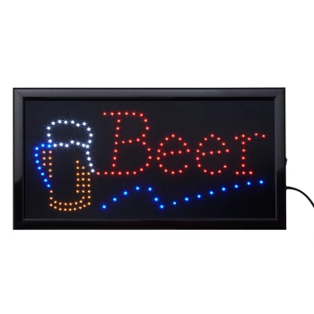 LED Bord Beer 50 x 25 cm
