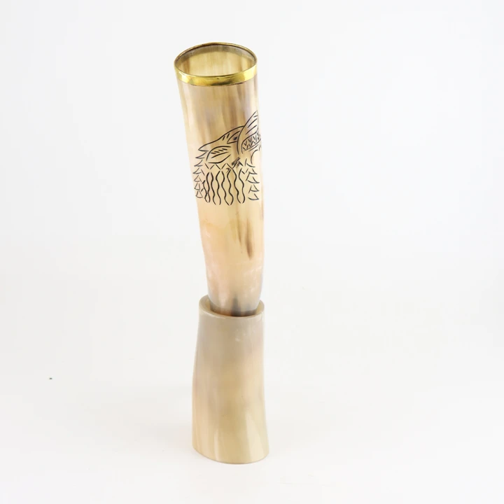 18400-viking-drink-hoorn-goud+stand-3
