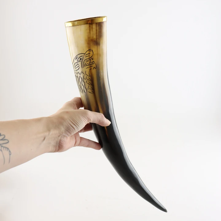 18400-viking-drink-hoorn-goud+stand-8