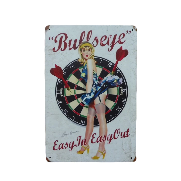 Bullseye Metalen borden