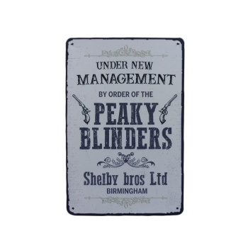 Peaky blinders Metalen borden