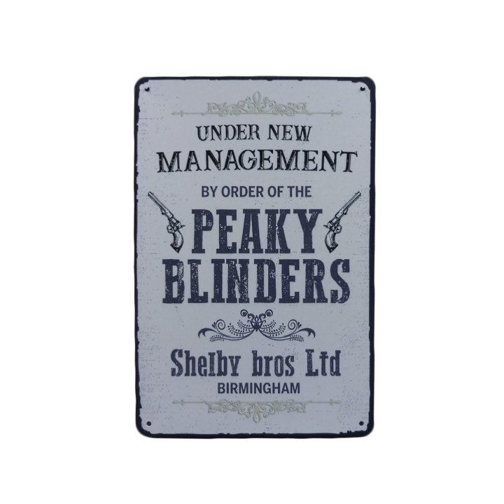 Peaky blinders Metalen borden