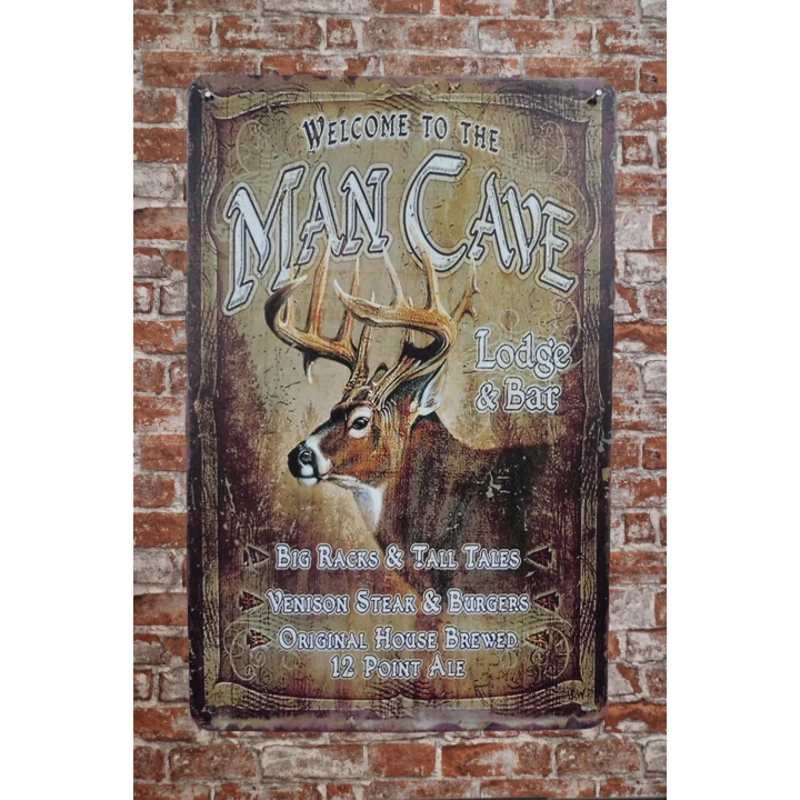 30706 Welcome to the mancave lodge en bar