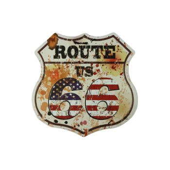 Route 66 licht Metalen borden