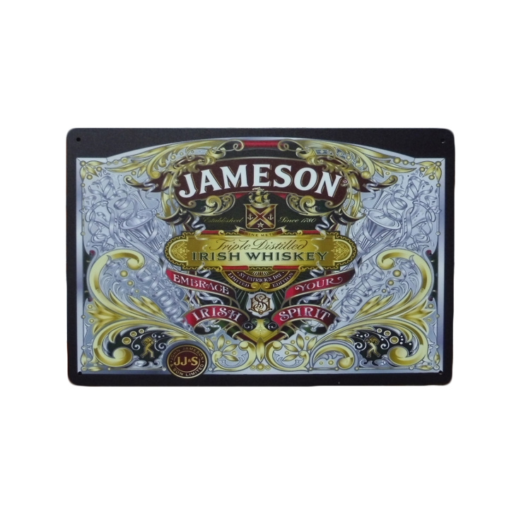 Jameson Irish Whiskey Metalen borden