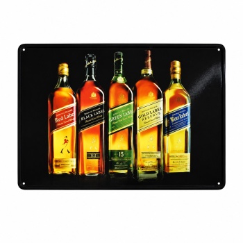 Johnnie Walker Metalen borden