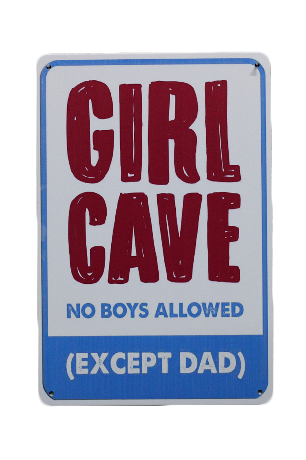 Girl cave  – Metalen borden
