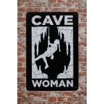Cave women – Metalen borden