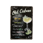 Old cuban – Metalen borden