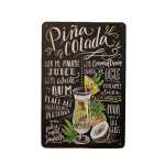 Pina colada K – Metalen borden