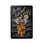 Long island ice tea – Metalen borden