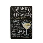 Brandy Alexander – Metalen borden