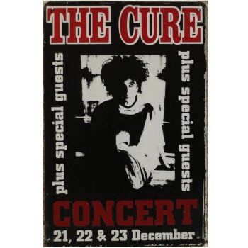 The cure metalen borden 20 x 30 cm groot