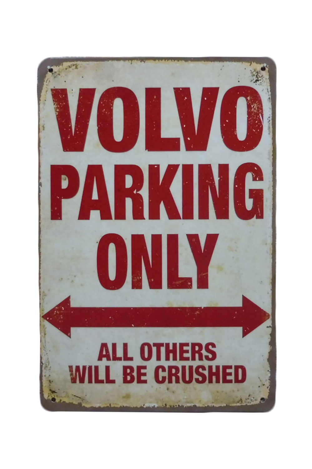 Volvo Parking only – Metalen borden