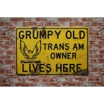 Grumpy Old trans – metalen borden