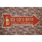 Ice cold beer R – Metalen borden