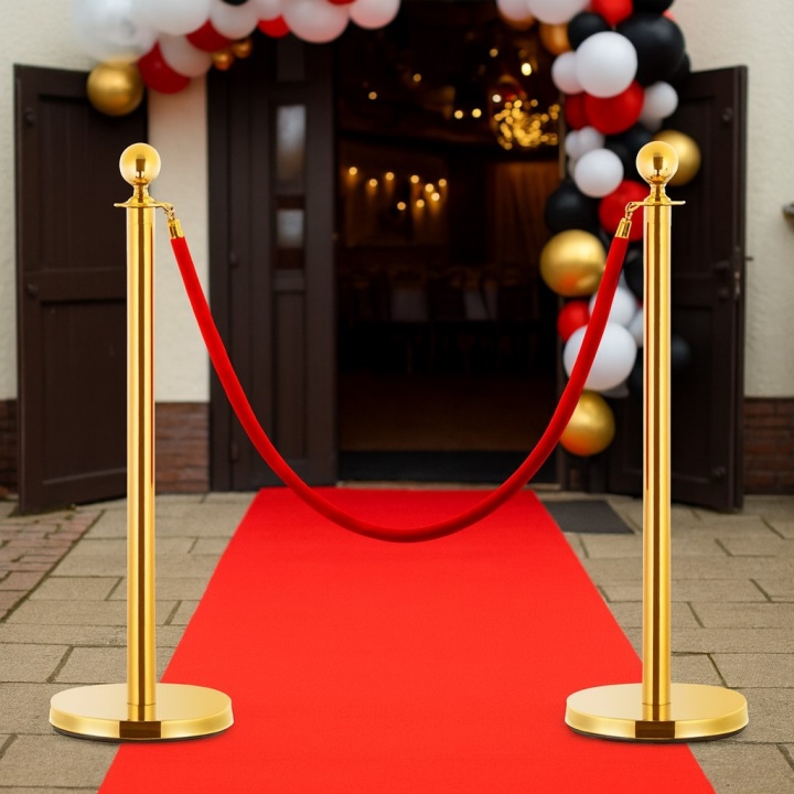 vip afzet palen goud decoratie