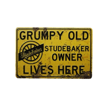 Grumpy Old baker Metalen borden