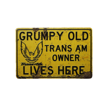 Grumpy Old trans Metalen borden