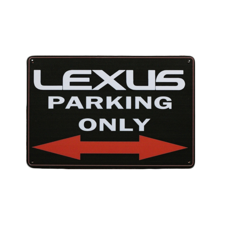 Metalen Lexus bordje