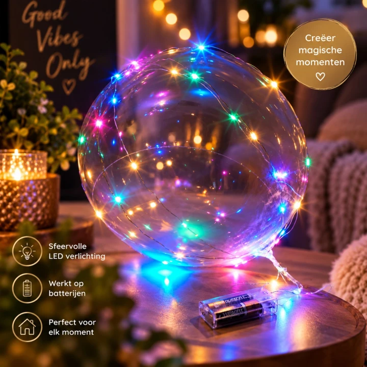 Led ballonnen sfeer