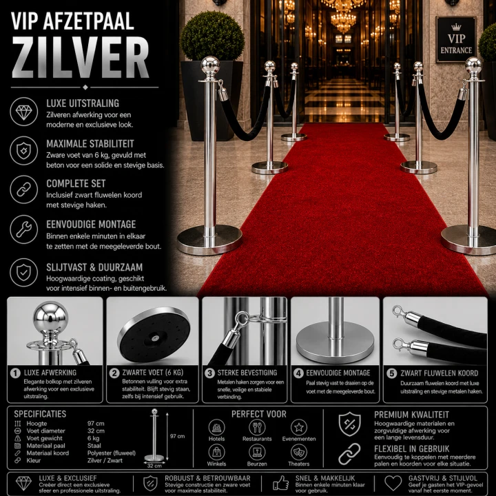 sfeer-afbeelding-vip-afzetpalen-zilver