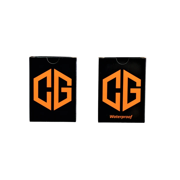 pokerkaarten waterproof Wit Cave & Garden kaarten waterproof 2 stuks