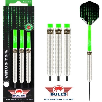 Bulls steeltip dartpijlen virus 70% tungsten