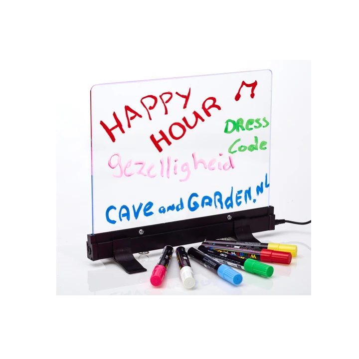 18350 LED schrijfbord goed LED Schrijfbord 30 x 23cm